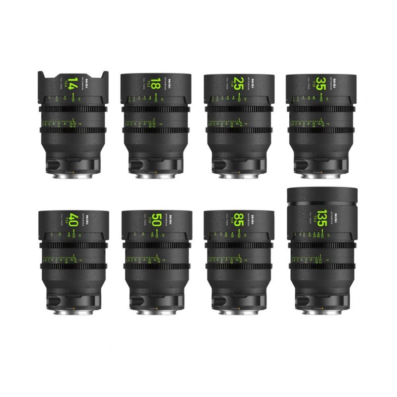 NiSi ATHENA PRIME Full Frame 8-Lens MASTER Kit (E Mount)