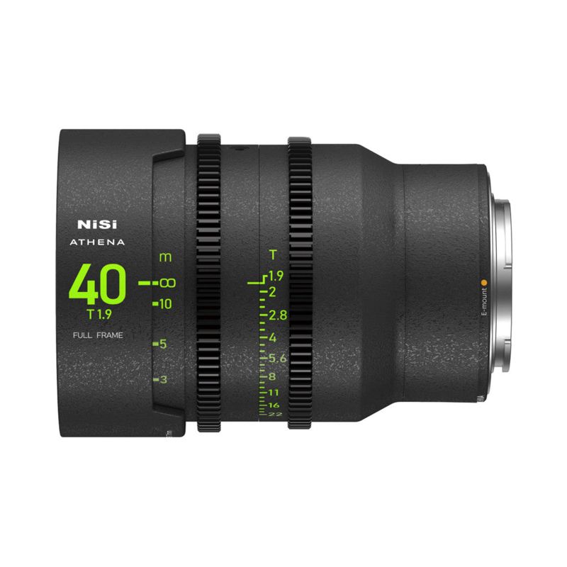 NiSi ATHENA PRIME 40mm T1.9 Full-Frame Cinema Lens - Sony E (No Drop In Filter)