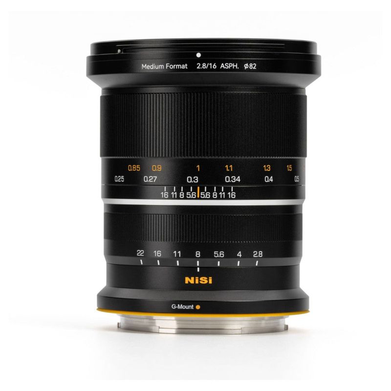 NiSi 16mm f/2.8 ASPH Ultra-Wide Medium Format Lens - Fujifilm G-Mount