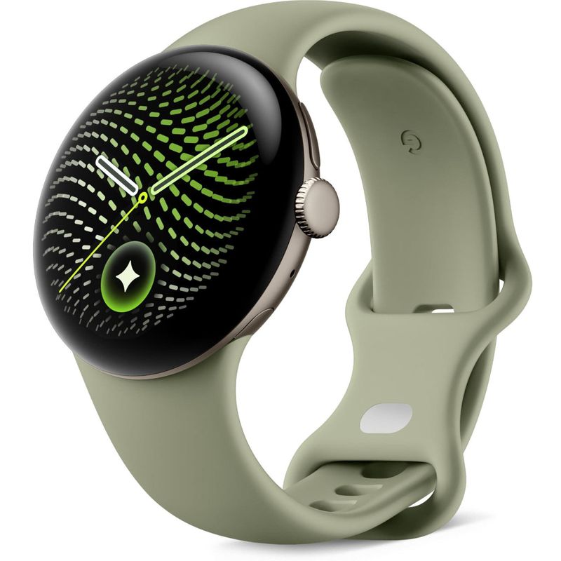Google Pixel Watch 5 45mm (Polished Silver/Fog Active Band 2nd Gen)