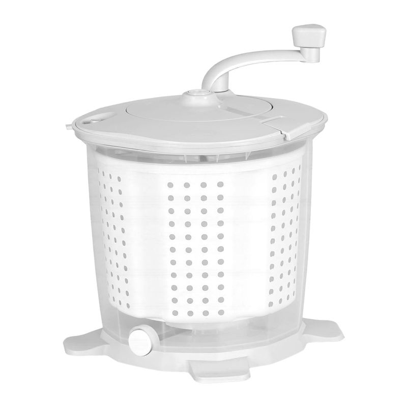 Devanti Portable Washing Machine Manual Spin Dryer Compact for Camping Caravan Apartment