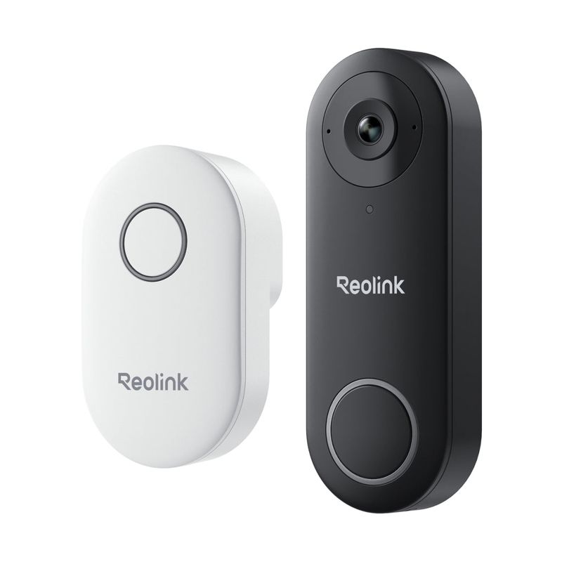 Reolink Wired Smart WiFi 2K+ Video Doorbell Outdoor Security Camera Package