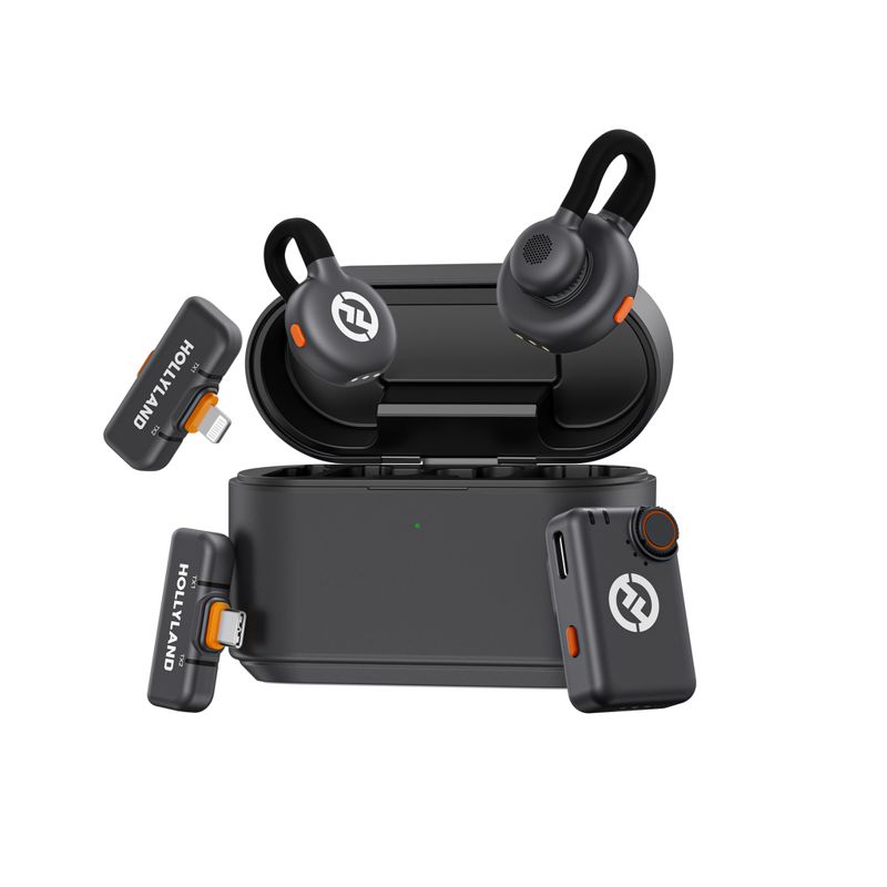 Hollyland Lark M2S Ultimate Combo Kit for Camera, Android and Apple IOS