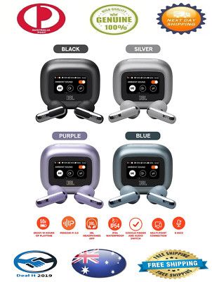 JBL Live Flex 3 TWS Noise Cancelling In-Ear Headphones (Black)