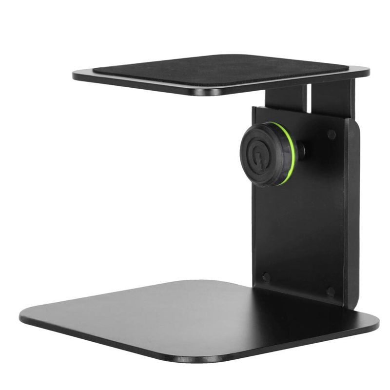 Gravity SP3102CB Compact 25cm Table Stand Storage Mount For Studio Monitor Black