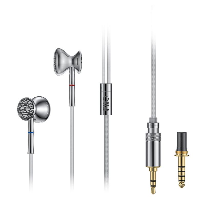 FiiO FF3 Dynamic In Ear Earbuds Silver