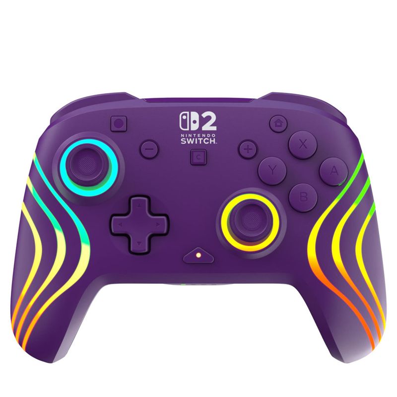 Turtle Beach Afterglow Wave Wireless RGB Gaming Controller for Nintendo Switch 2 (White)