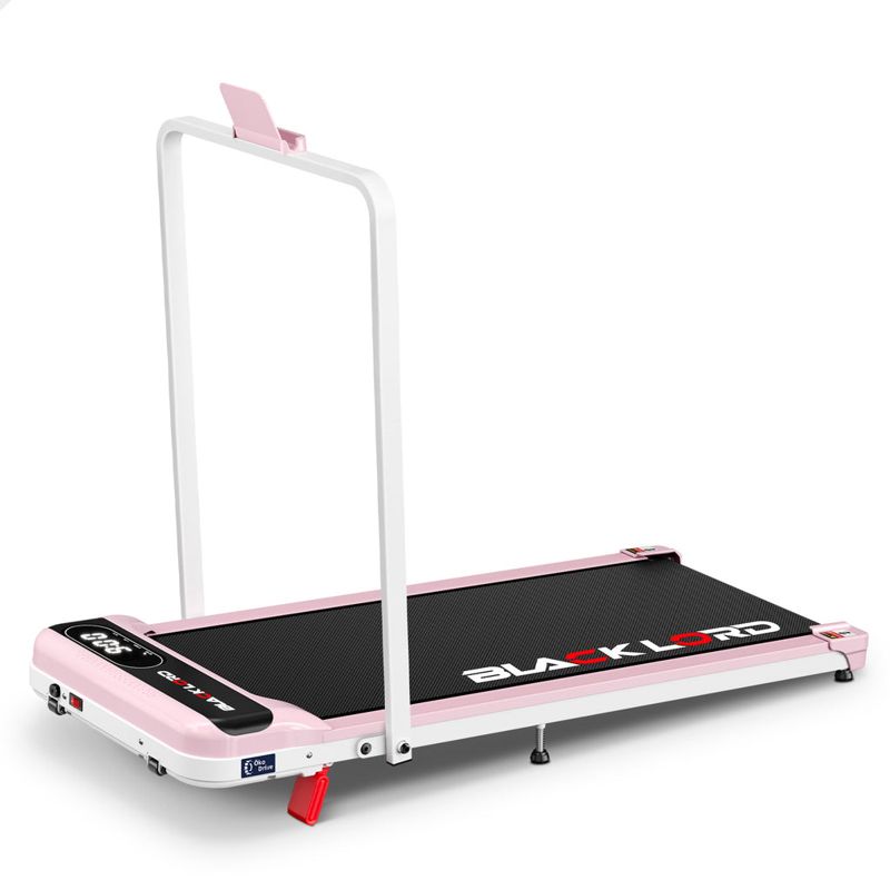 BLACK LORD Treadmill Electric Walking Pad Folding Incline Remote Control (Purple)