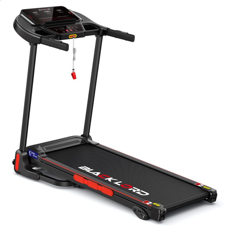BLACK LORD Treadmill Electric Incline Running Machine (Black)