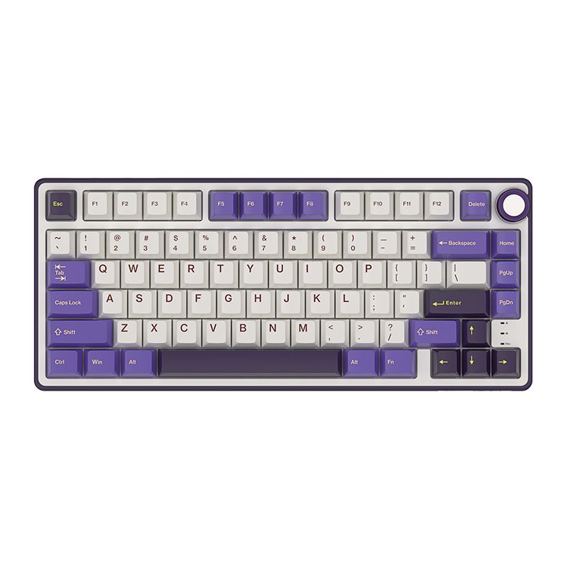 Blackberry Mousse / ENG- English / K Silver RK ROYAL KLUDGE R75 Wired Mechanical Keyboard