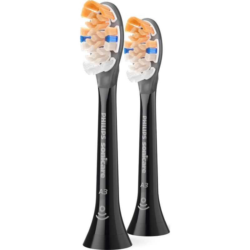 Philips Sonicare A3 Premium All-in-One Brush Head (Black) [2 Pack]