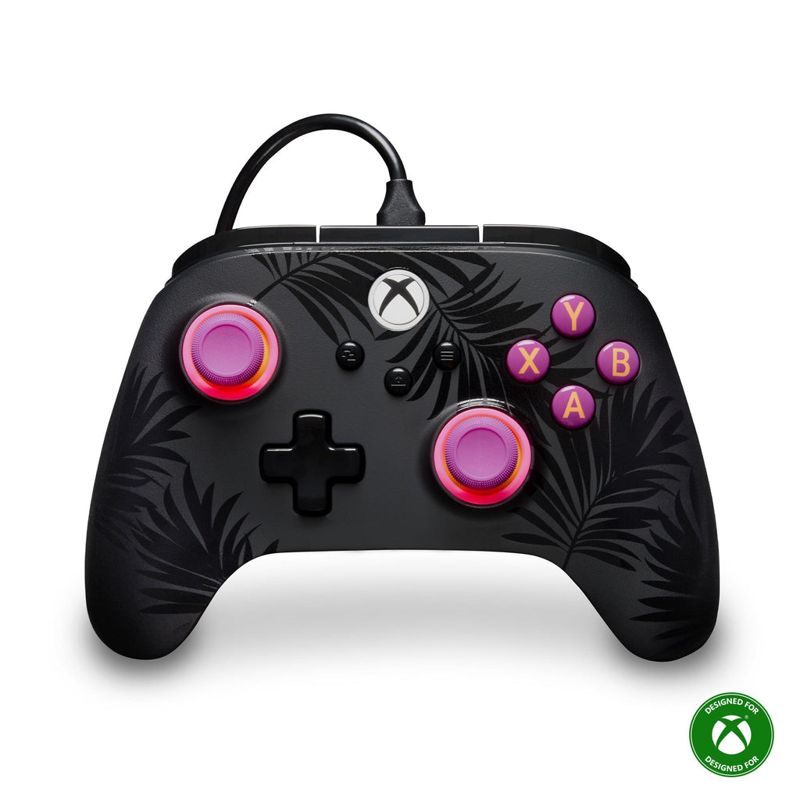 PowerA Advantage Plus Wired Controller for XBOX Series X|S (Moonlit Palms)