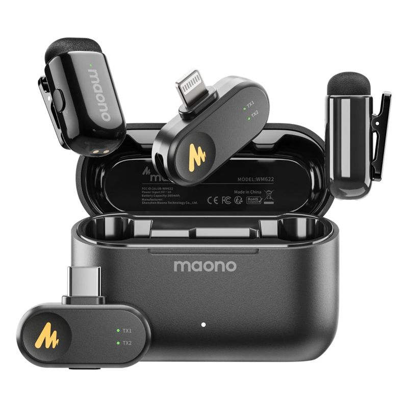 MAONO WAVE T1 Mini Wireless Lavalier Mic