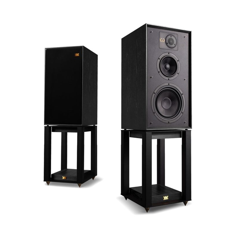 Wharfedale LINTON 85th Loudspeakers with Floor Stands - Pair (Black)