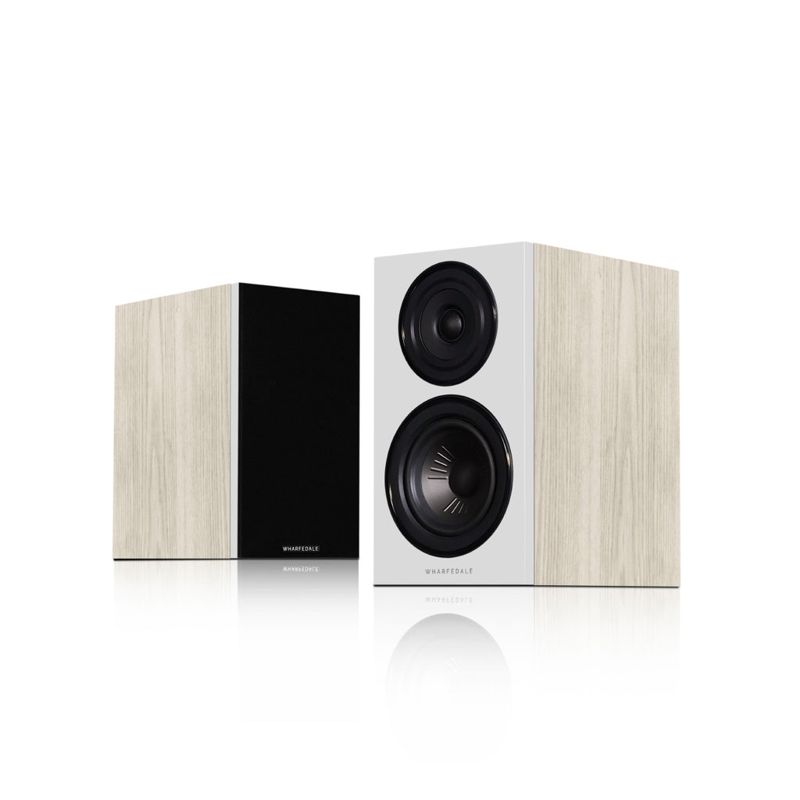 Wharfedale Diamond 12.1 Bookshelf Loudspeakers - Pair (Light Oak)