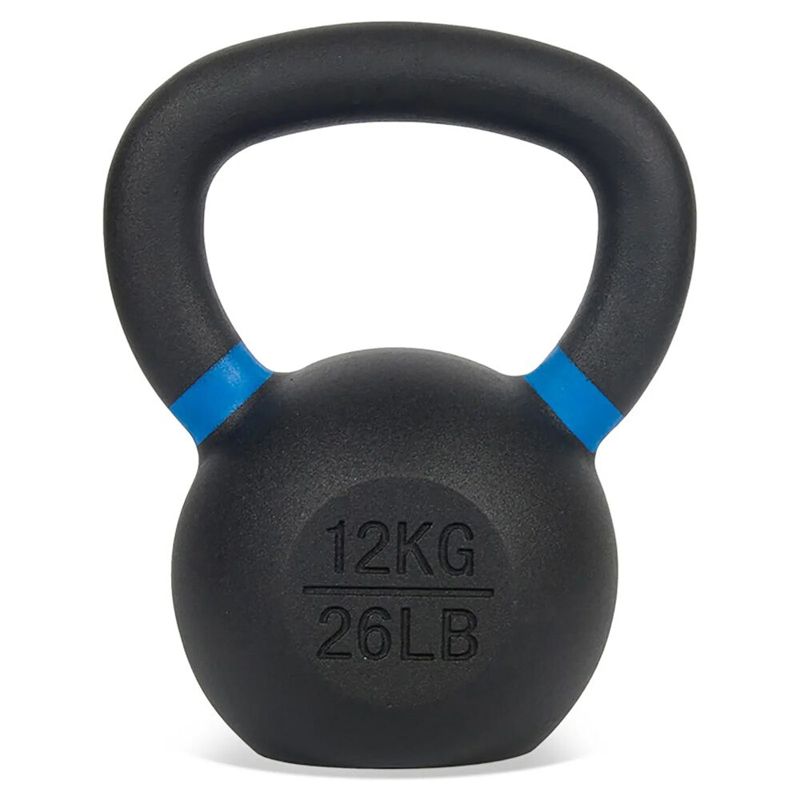 Premium Cast Iron Kettlebell Weightlift Home Gym Workout Exercise 12kg