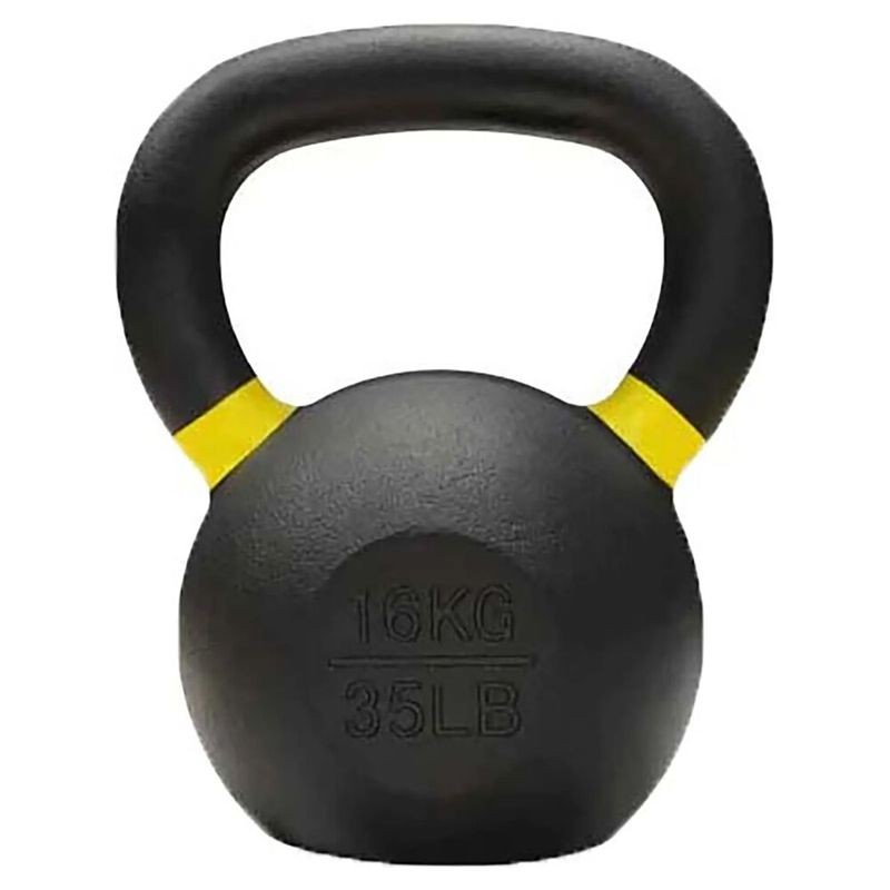 Premium Cast Iron Kettlebell Weightlift Home Gym Workout Exercise 16kg