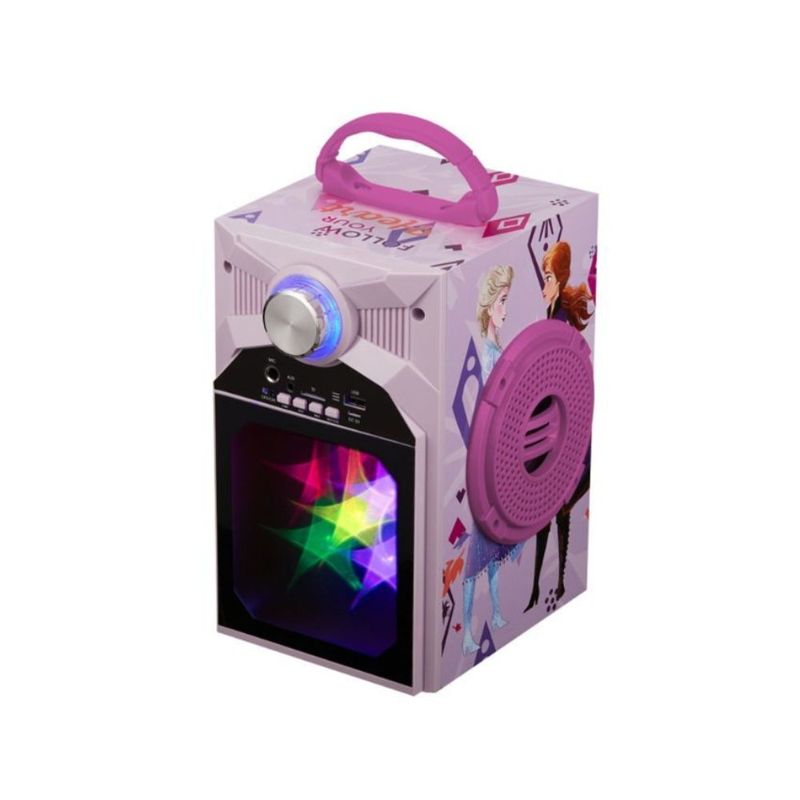 Disney Frozen LED Stars Karaoke Machine with Microphone