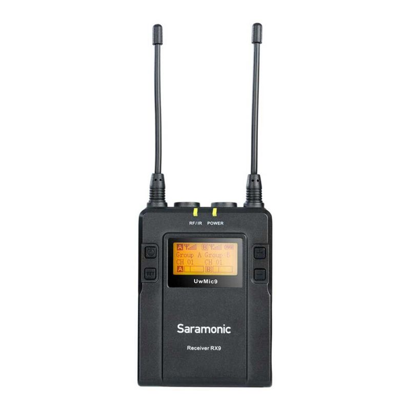 Saramonic Dual-Channel UHF Portable Camera-Mount Wireless Receiver (Black)