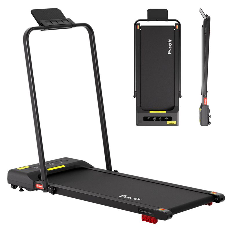 Everfit Treadmill Electric Walking Pad Incline Under Desk 380mm (Black)