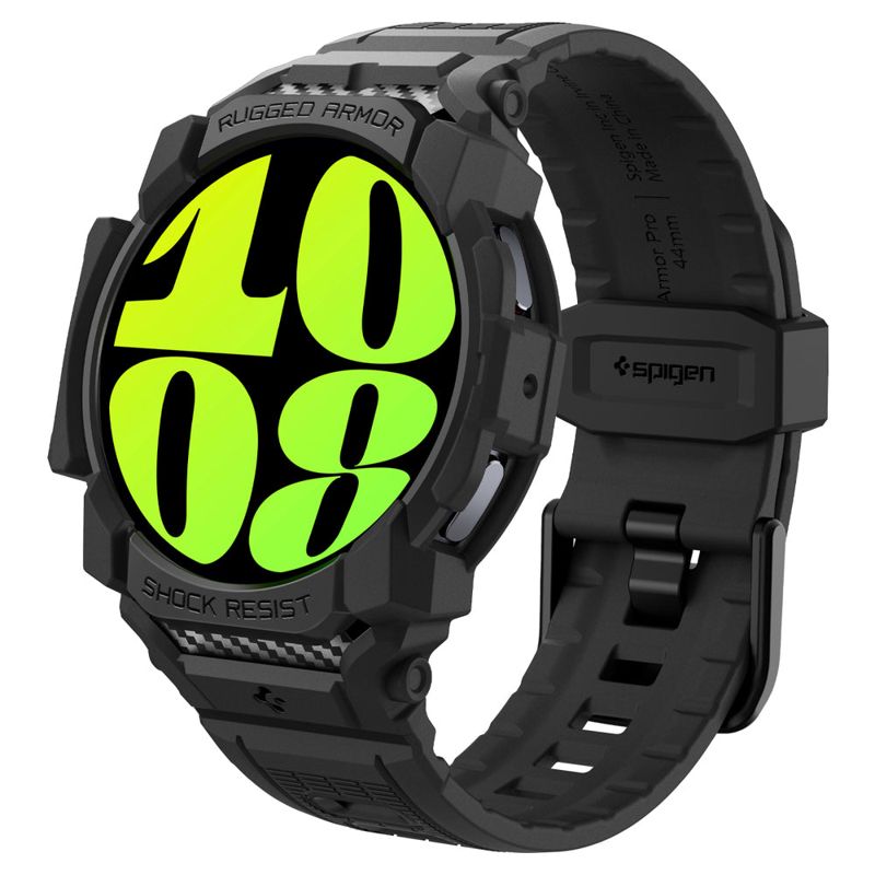 Spigen Galaxy Watch 7 44mm Rugged Armor Pro Band Case (Black)
