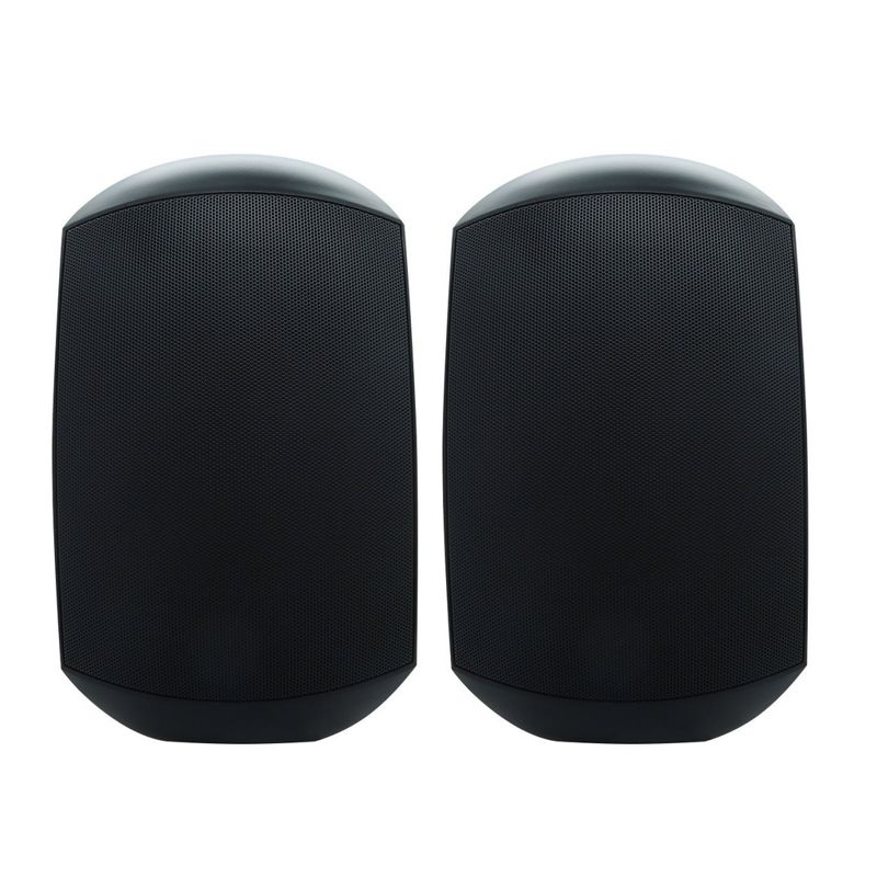 Weconic Waterproof Outdoor Wall Mount Speakers (Black)