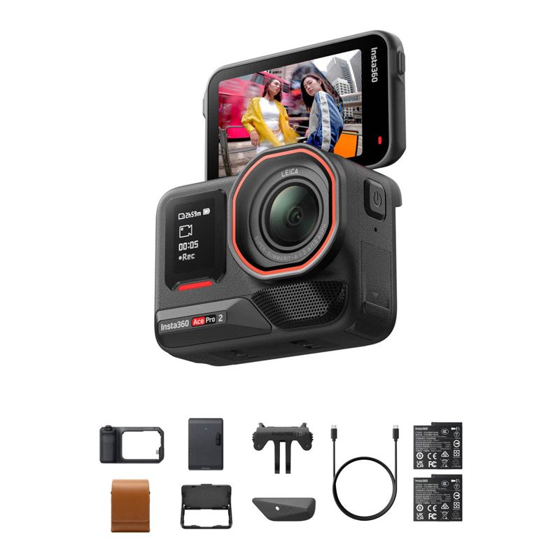 Insta 360 ACE PRO 2 8K Action Camera - FLASH PRINT Bundle
