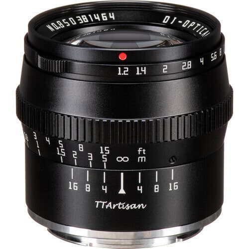 TTArtisan 50mm f/1.2 Lens for Sony E Mount - Black