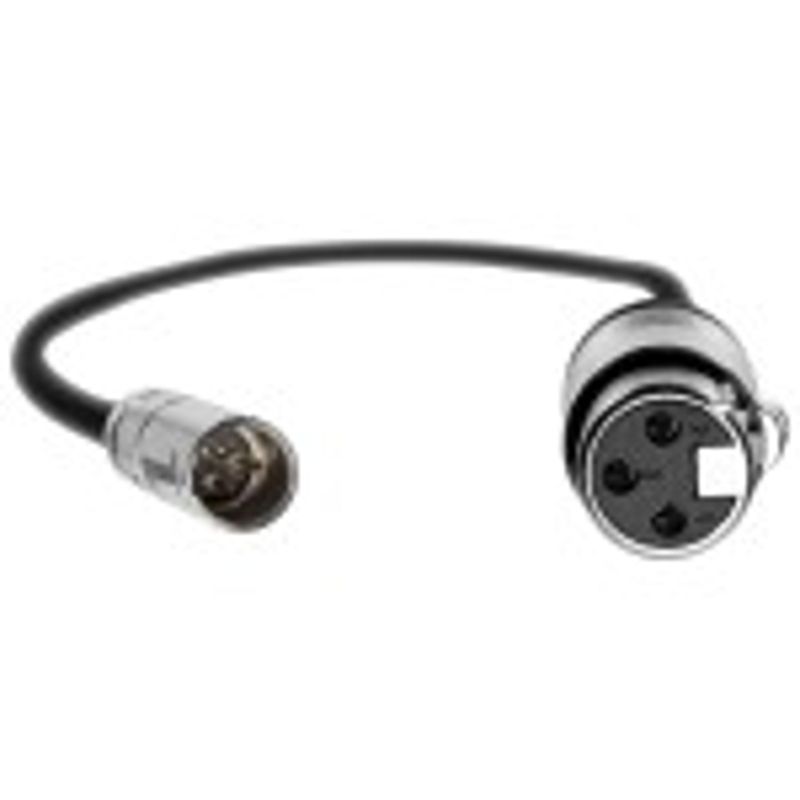 KONDOR BLUE Mini XLR to XLR for Blackmagic Pocket 4K/6K Camera 40cm - Black