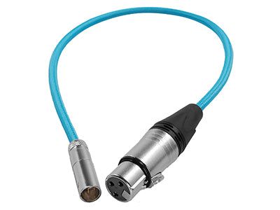 Kondor Blue Mini XLR to XLR for Blackmagic Pocket 4K/6K Camera 40cm - BLUE