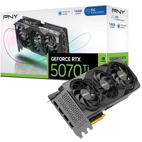 PNY GeForce RTX 5070 Ti OC 16GB GDDR7