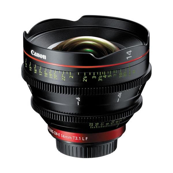 Canon CN-E 14mm T3.1 L F Cinema Lens