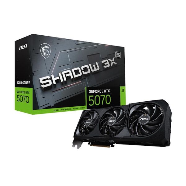 MSI GeForce RTX 5070 SHADOW 3X OC 12GB GDDR7