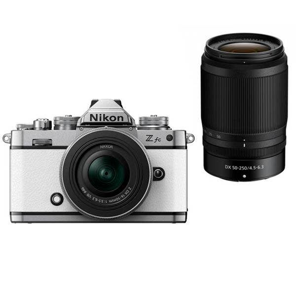 Nikon Z fc + 16-50mm & 50-250mm VR Twin Kit - White