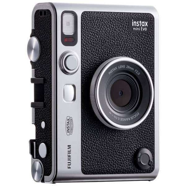 Fujifilm Instax Mini EVO Instant Camera - Bonus Film - Black