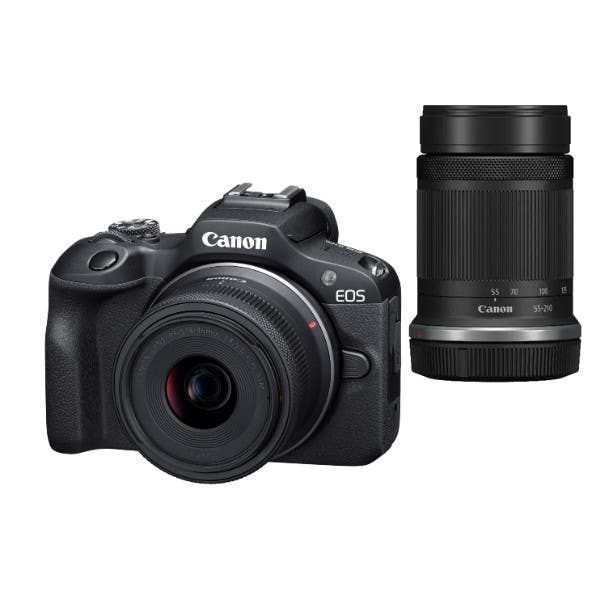 Canon EOS R100+RFS18-45mm+RFS55-210mm Twin Kit