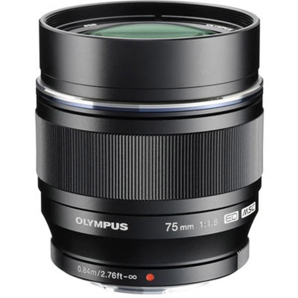 Olympus 75mm f1.8 - Black