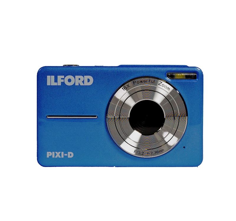 Ilford PIXI-D Digital Camera - Blue - Bonus 32GB Card