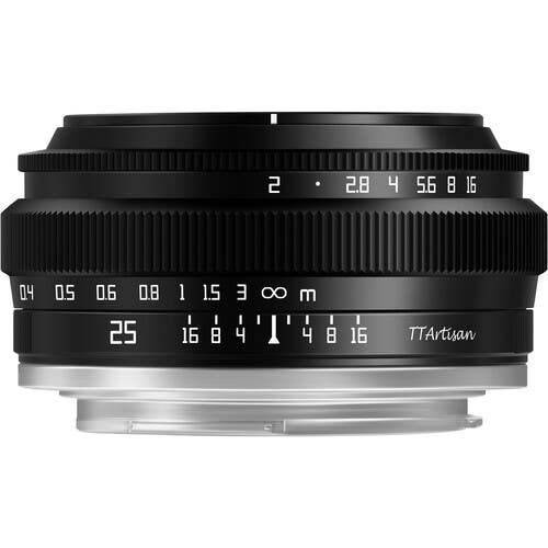 TTARTISAN MF 25mm F2 Fujifilm X APS-C LENS BLK