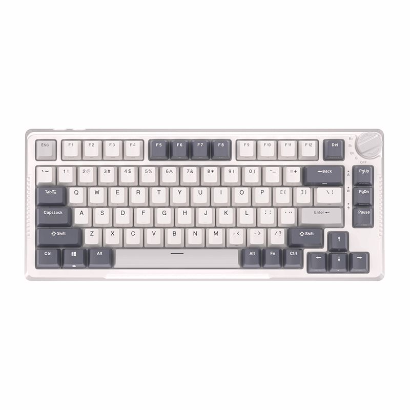 White Night / ENG- English / Skycyan RK ROYAL KLUDGE H81 Wireless Mechanical Keyboard