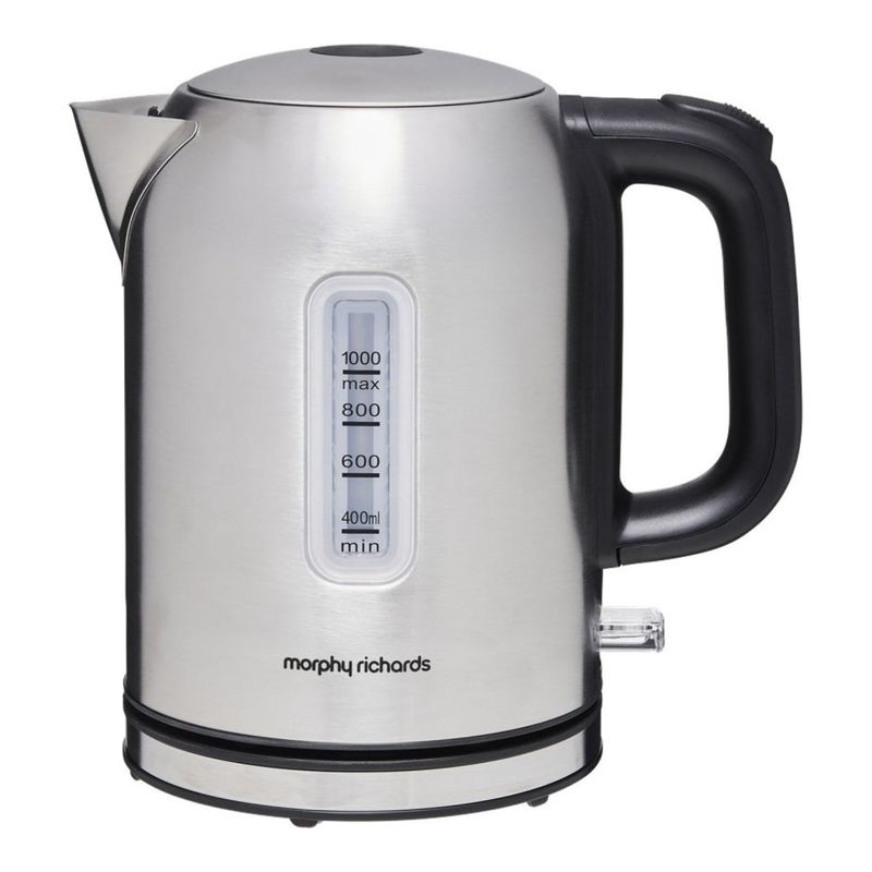 Morphy Richards Equip 1L Stainless Steel Electric Jug Kettle with 360d Base