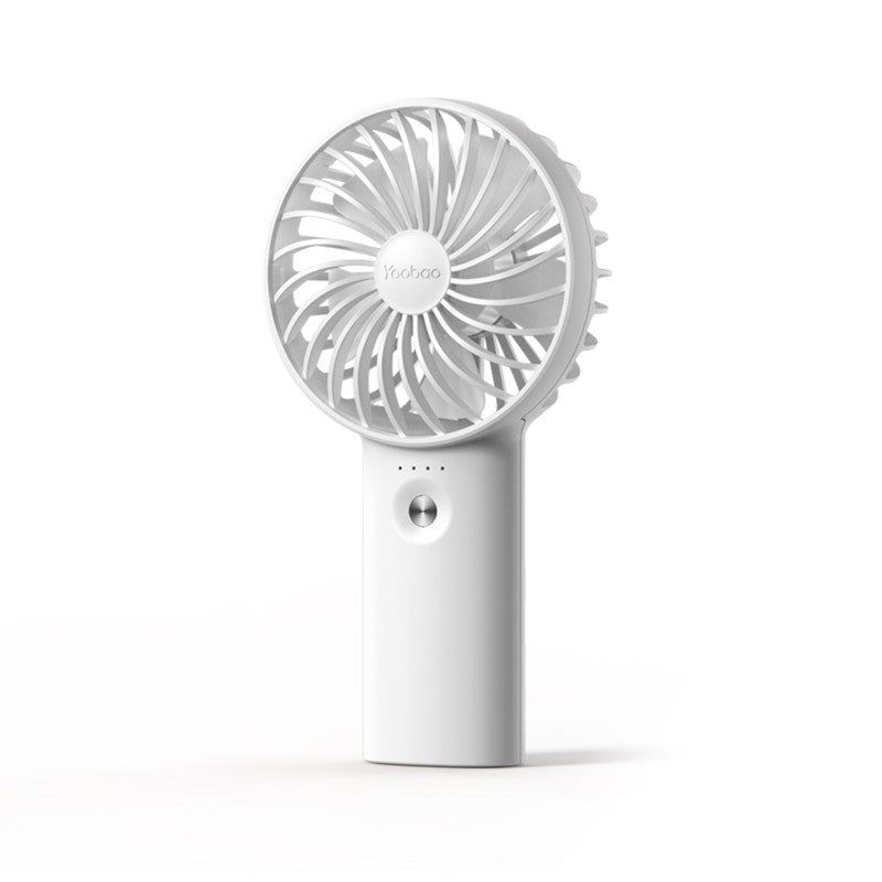 Yoobao F3 Rechargeable Mini Fan with Powerbank 6000mAh (White)