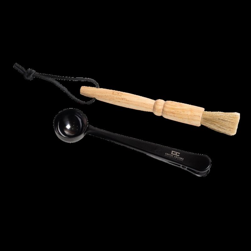 Coffee Culture 2Pc Coffee Brush And Spoon Set